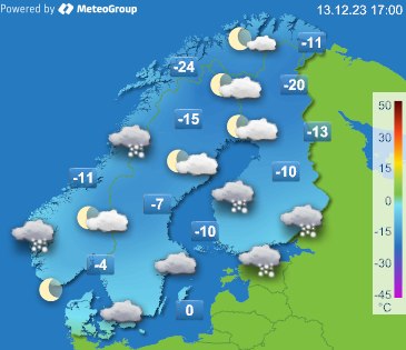 Temperatur och Väder