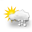 wolkig, Schneeschauer