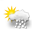 wolkig, Schneeschauer