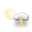 leicht bewölkt, Gewitter leicht bewölkt, Gewitter