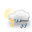 wolkig, Gewitter wolkig, Gewitter