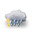 stark bewölkt, Gewitter stark bewölkt, Gewitter