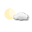 licht bewolkt
