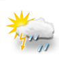 heiter, Gewitter heiter, Gewitter